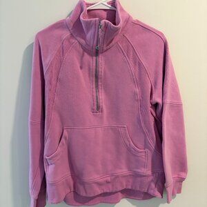 Lululemon Oversized Funnel Neck Half Zip Scuba